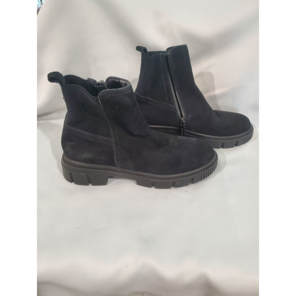 Blondo Posey Boots Women's Black Solid Suede size7.5. S69